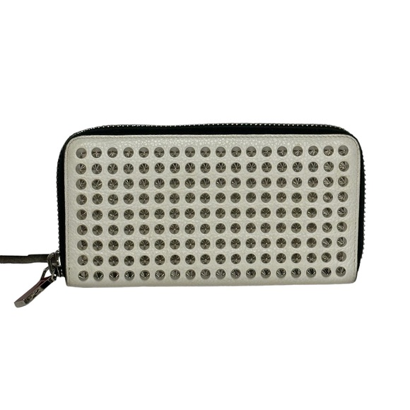 Christian Louboutin Panettone Spike Studded Long Wallet white - Picture 11 of 15